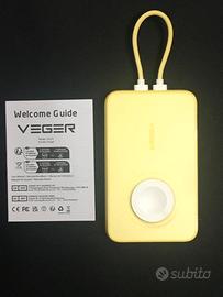 Power Bank VEGER 10.000 mAh – Ricarica Rapida 20W,