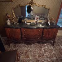 Consolle antiquariato con Specchiera Barocco