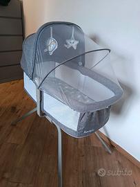 Lionelo culla neonato con sistema a dondolo e za