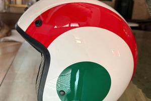Casco originale Vespa tricolore Italia