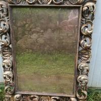 Specchio cornice argento Barocco 