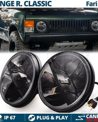 2 FARI LED 7 Pollici Per RANGE ROVER CLASSIC 6500K