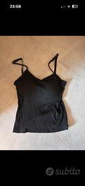 3 cannottiere con imbottitura reggiseno