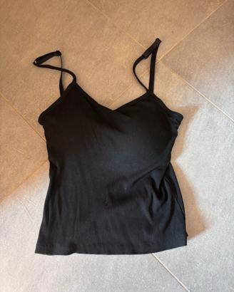 3 cannottiere con imbottitura reggiseno