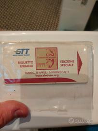 biglietto GTT edizione speciale Sindone Torino 