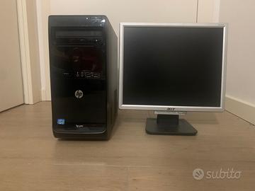 PC HP Pro i3 con Monitor 17" Windows 10