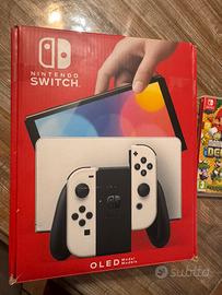 Nintendo Switch Oled+ Super Mario Bros U deluxe