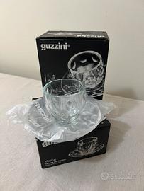 Guzzini Set 2 tazze da caffè in vetro 110 ml