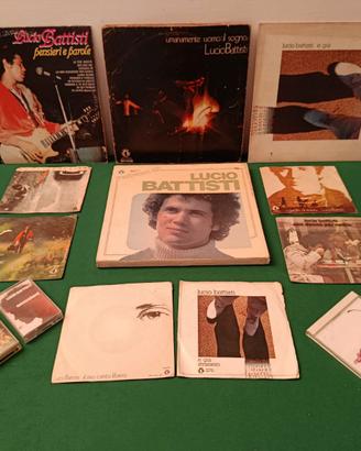 LUCIO BATTISTI-LP 33 GIRI-45 GIRI-MUSICASSETTE-CD