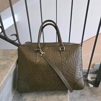 Borsa Vintage di pelle di struzzo