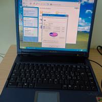 Sony Vaio  PCG  9K2M  XP ram 512 hd 80 gb