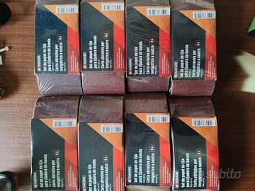 set carta abrasiva parkside