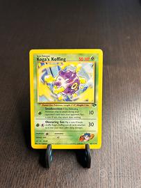 Carta Pokémon Koga's Koffing (GC 48) Gym Challenge