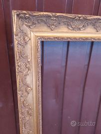 Cornici in stile, colore oro, in legno