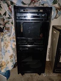 Mobile rack per stereo hifi nero