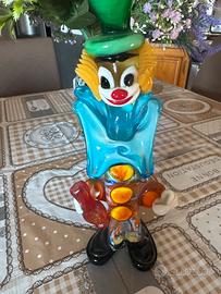 Pagliaccio in vetro di Murano