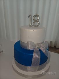 torta scenografica in gomma Eva 