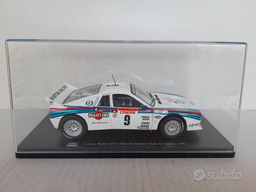 MODELLO AUTO LANCIA 037 RALLY LIVREA MARTINI TECA