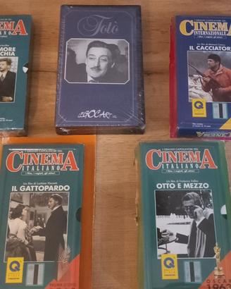5 VHS nuovi imballati, vedi foto x titoli.