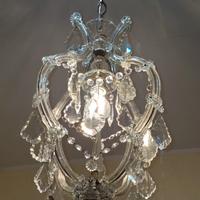 Lampadario Maria Teresa con cristalli pendenti 