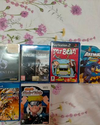giochi PlayStation 2,3,4 e Wii 
