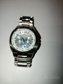 Orologio da uomo Fossil blue quadrante bianco 