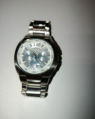Orologio da uomo Fossil blue quadrante bianco 