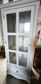 Vetrinetta home-made  in legno decorata shabby chi