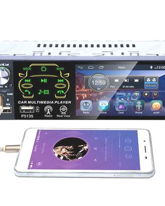 RADIO 4.1" UNIVERSALE 1DIN SCHERMO TOUCHSCREEN