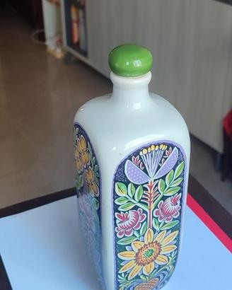 Bottiglia Ceramica Ulmer Keramik Vtg W. Germany
