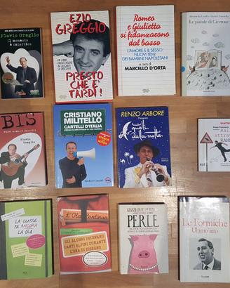 15 libri umoristici (Oreglio, Ficarra & Picone...)