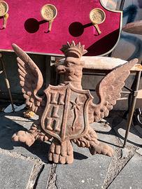 Antico stemma casale in ghisa !!!