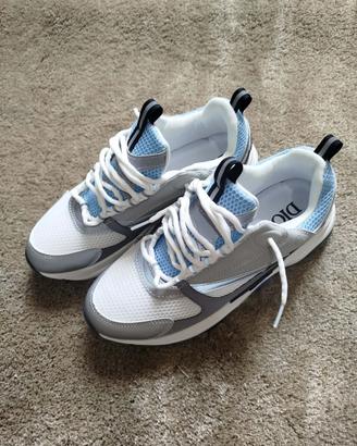 Scarpe modello dior b22 blu chiaro reflective tg43