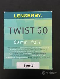 Obiettivo Lensbaby Twist 60 mm f2.5 Sony E-mount