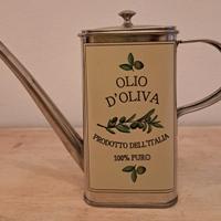 Oliera in latta - beccuccio salva goccia