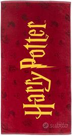Harry Potter - unisex - Telo Mare Spiaggia - rosso