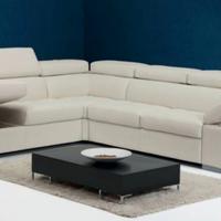 Divano-letto angolare 5 posti con elemento conteni