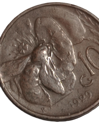MONETA 10 CENTESIMI 1929 VITTORIO EMANUELE III A13