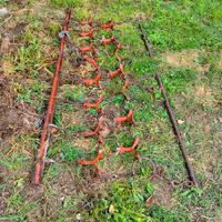 Erpice per prati trainato