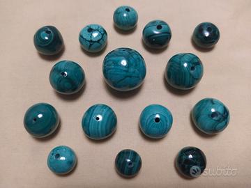 Perle in malachite per collane e bracciali