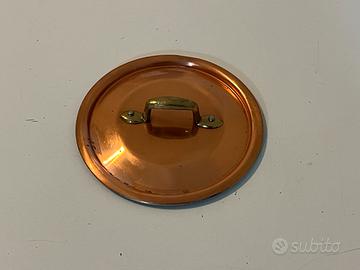 coperchio rame stagnato Ruffoni 12 cm