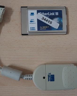 Scheda di rete PCMCIA 3COM Commodore Amiga, PC