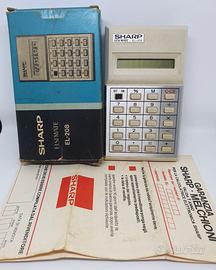 Calcolatrice vintage Sharp Elsimate EL-208