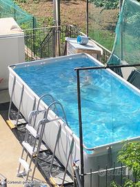 Piscina bestway con filtro a sabbia