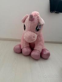 peluche unicorno rosa