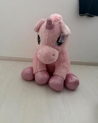 peluche unicorno rosa