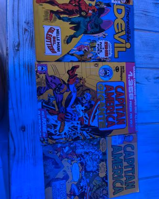 Fumetti devil e capitan america