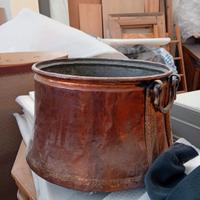 vaso in rame stagnato 