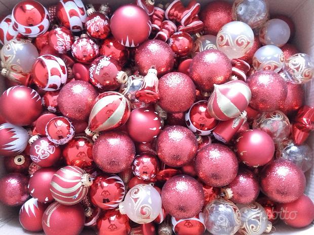 Varie decorazioni Natale: palline, puntali, luci