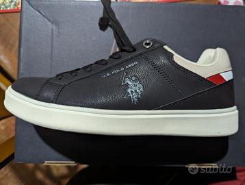 Sneakers Polo in pelle taglia 40 uomo